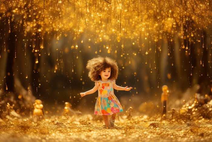 儿童故事金子雨；小金子的故事