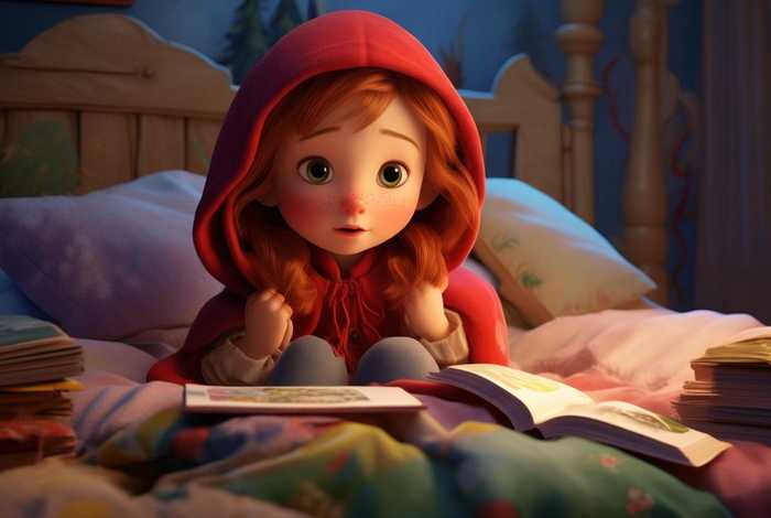 儿童故事小红帽睡前故事，小儿故事睡前故事小红帽