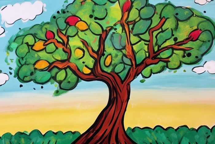 儿童画树 7一9岁儿童画树 儿童画树 7一9岁儿童画树