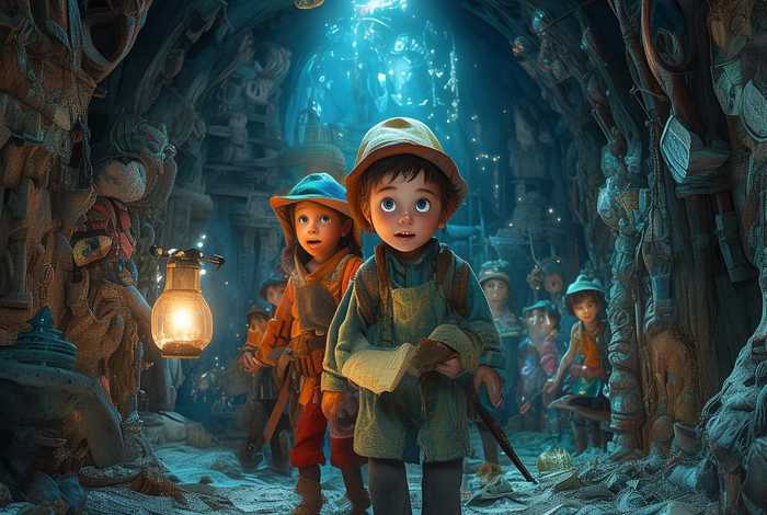 儿童文学杂志出版的小说，儿童文学杂志出版的小说和地宫探险有关