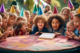 儿童党的故事简短 - 党的小故事幼儿