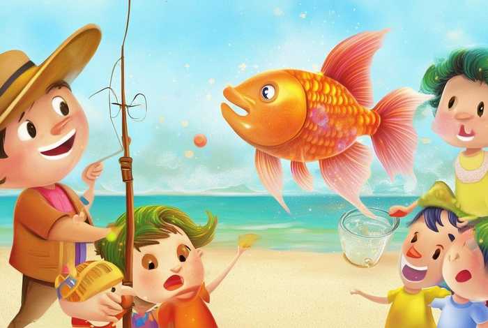 儿童故事表演渔夫和金鱼、幼儿故事渔夫和金鱼的故事 儿童故事表演渔夫和金鱼、幼儿故事渔夫和金鱼的故事