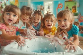 6-12岁儿童洗手故事；三至六岁幼儿关于洗手的小故事