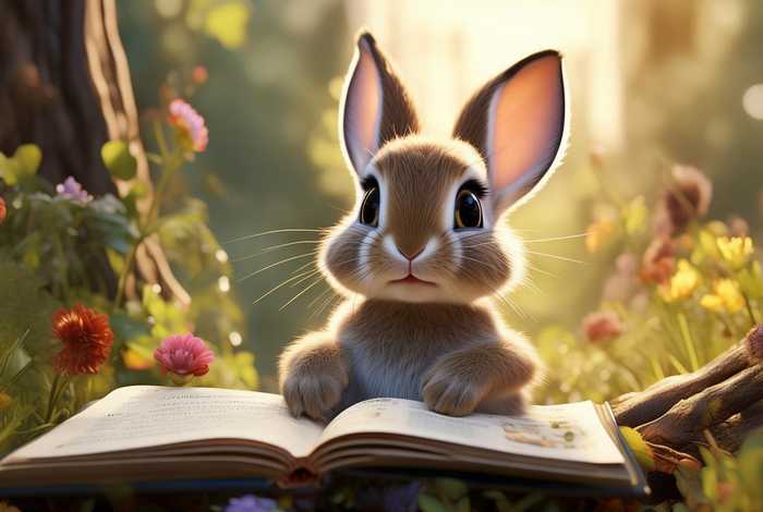 儿童故事聪明的小兔子 - 幼儿故事大全聪明的小兔子讲什么道理