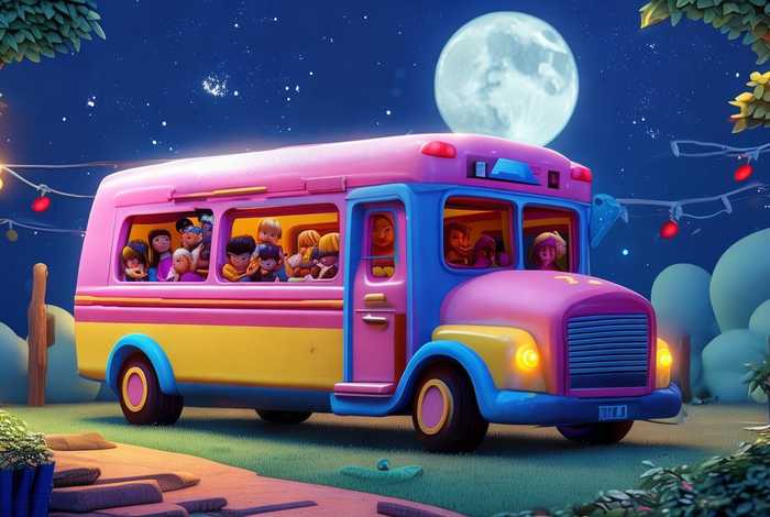 儿童睡前大巴车的故事、大巴车的故事 幼儿睡前