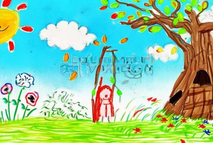 儿童画童年故事 儿童简笔画童年