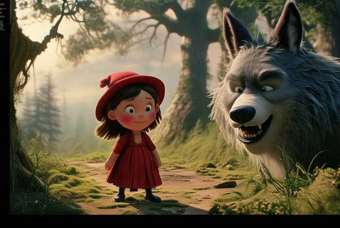 儿童故事大灰狼和小红帽的故事 小孩故事大灰狼和小红帽的故事