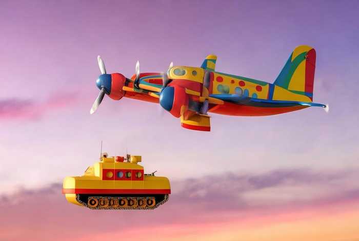 儿童睡前故事飞机与坦克3-6岁；飞机故事幼儿睡前故事文字
