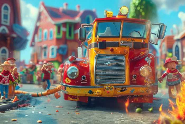 儿童故事消防车救火;消防车救火的故事幼儿故事 儿童故事消防车救火;消防车救火的故事幼儿故事