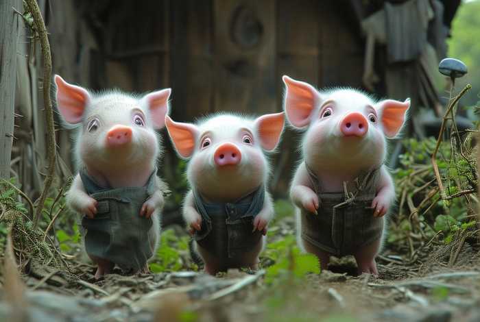 儿童成语故事三只小猪,三只小猪的故事中的四字成语 儿童成语故事三只小猪,三只小猪的故事中的四字成语