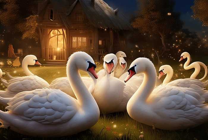 儿童睡前故事野天鹅；宝宝睡前故事野天鹅