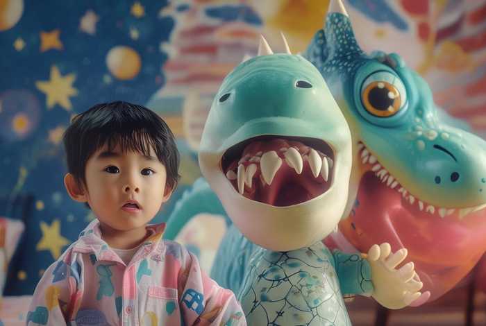 儿童睡前故事做勇敢的自己霸王龙 - 幼儿绘本故事勇敢做自己的教案