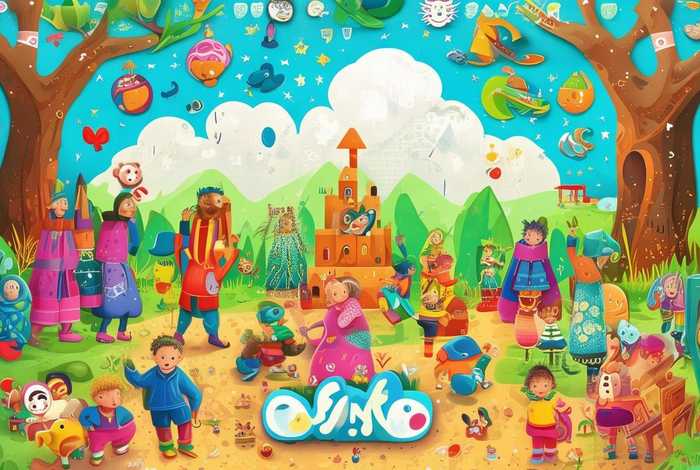 儿童游戏故事海报 - 幼儿园游戏故事海报