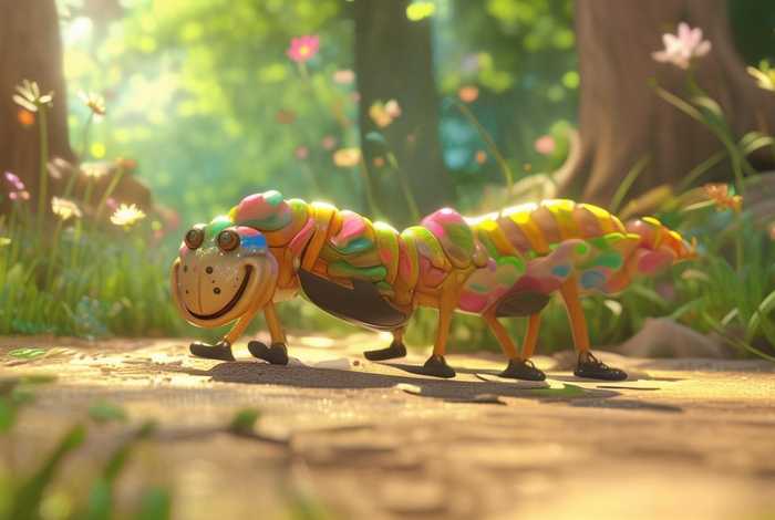 1-3岁少儿蜈蚣故事 - 幼儿故事小蜈蚣穿鞋