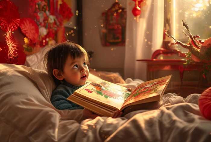 儿童睡前故事过年，关于过年的睡前故事