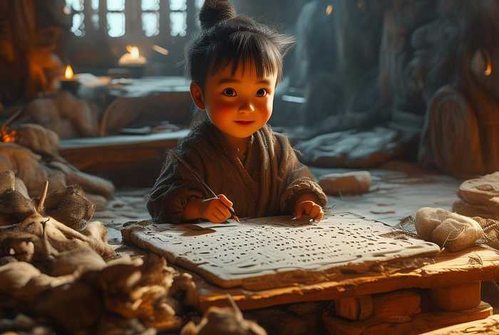 儿童故事仓颉造字、仓颉造字民间故事视频