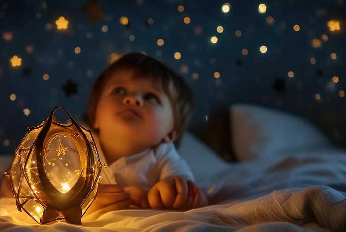 儿童故事星星灯下的约定、灯光下的星星