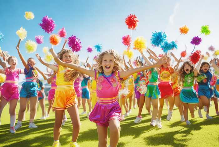 儿童啦啦操 - 儿童的啦啦操