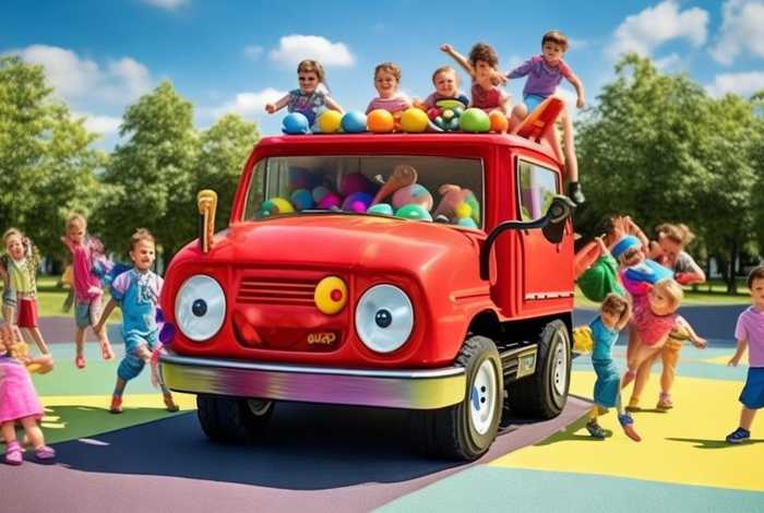 儿童翻斗车故事、幼儿关于翻斗车的故事