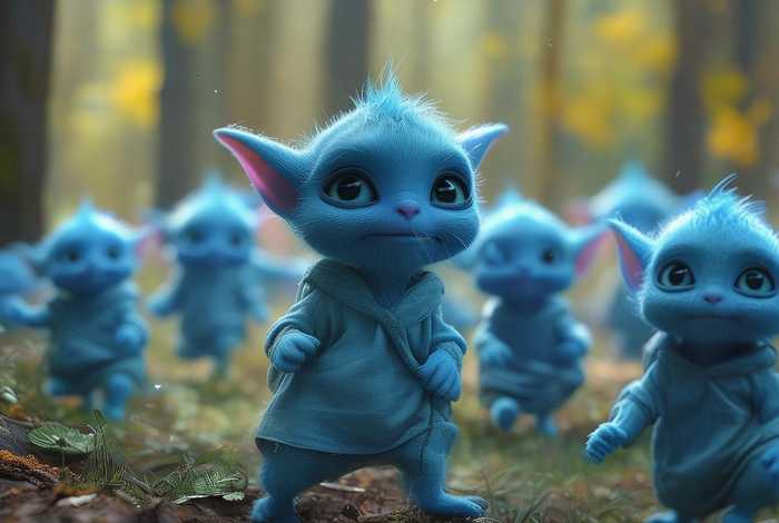 儿童故事可爱的蓝精灵；可爱的蓝精灵的故事