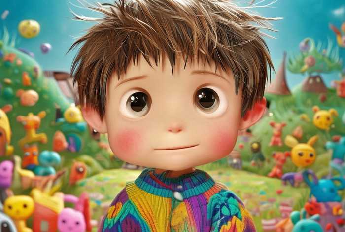 儿童故事的孩子 - 的孩子简笔画