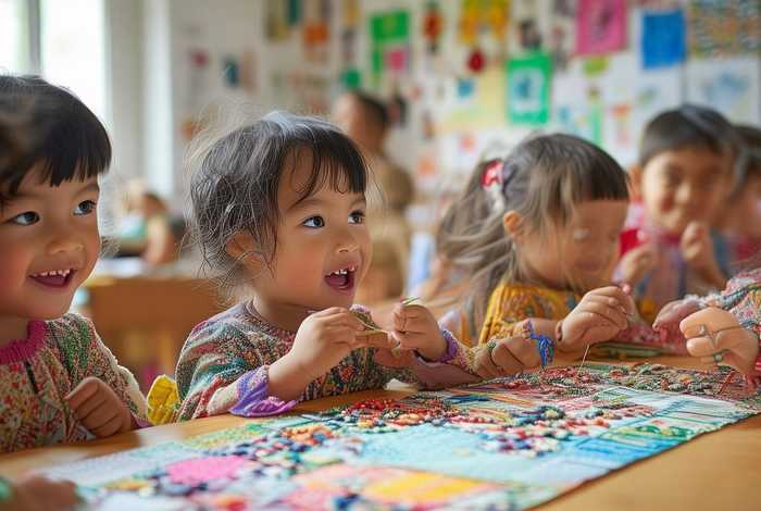 儿童刺绣故事 - 幼儿园关于刺绣的课程故事