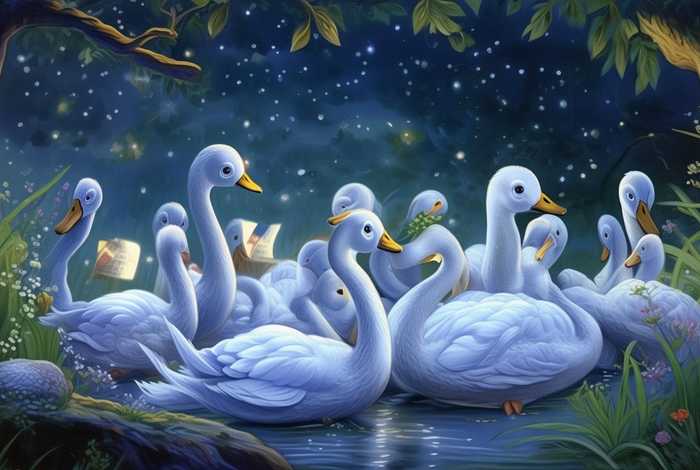 《野天鹅》3-6岁儿童睡前故事 十二个野天鹅睡前故事