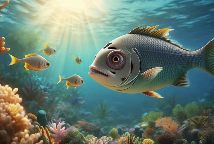 儿童故事鱼妈妈受伤；幼儿故事鱼妈妈找小鱼