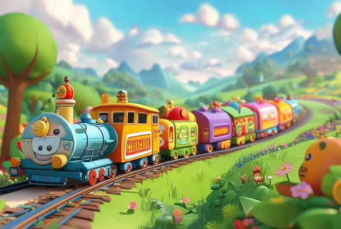 儿童故事轨道列车、儿童轨道小火车