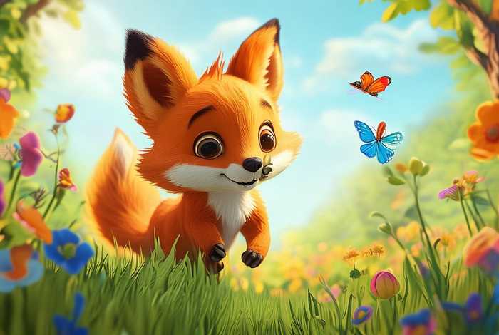儿童故事小狐狸的故事 - 小狐狸的幼儿故事