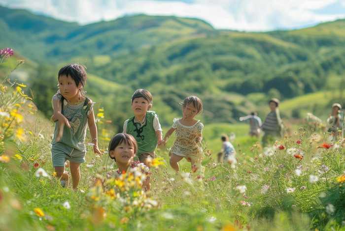 儿童故事田中，田野中的故事