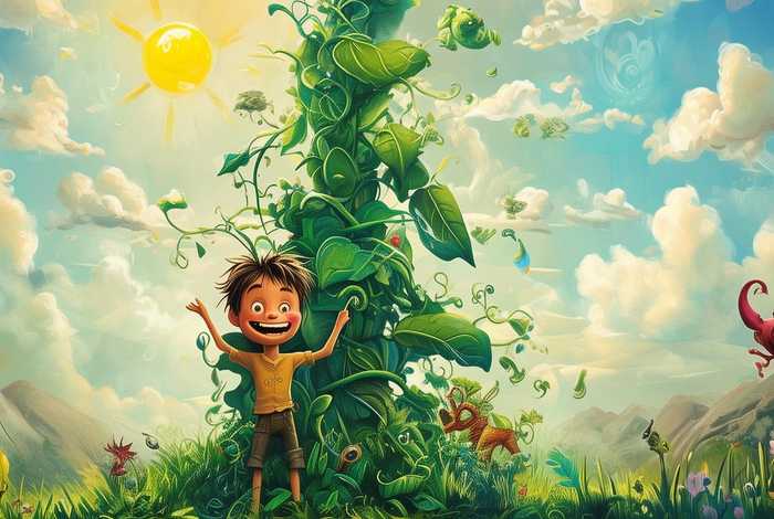 儿童故事杰克和魔鬼 杰克和魔法豆幼儿绘本故事 儿童故事杰克和魔鬼 杰克和魔法豆幼儿绘本故事