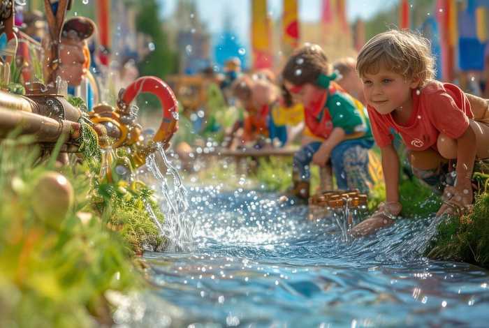 儿童排水故事 - 儿童排水画 儿童排水故事 - 儿童排水画