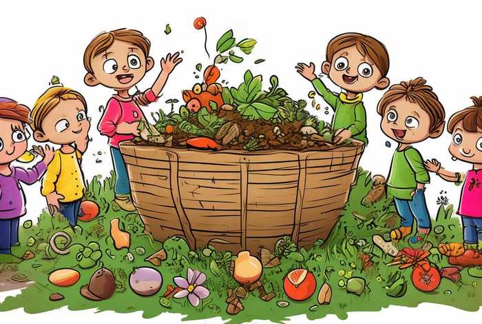 儿童堆肥知识动画、幼儿堆肥