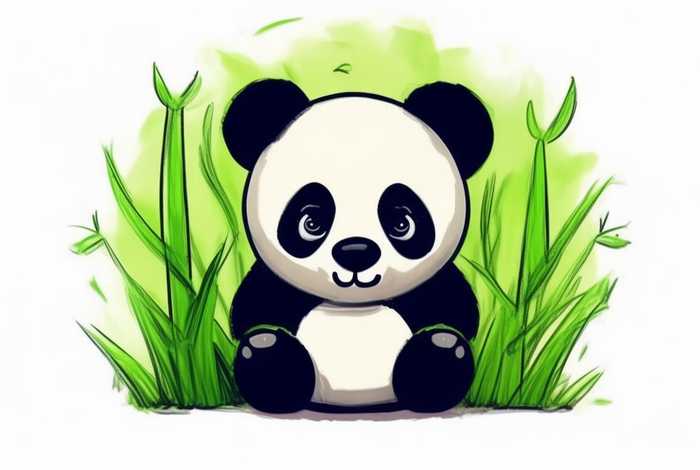 儿童熊猫简笔画 - 儿童画熊猫简笔画 儿童熊猫简笔画 - 儿童画熊猫简笔画