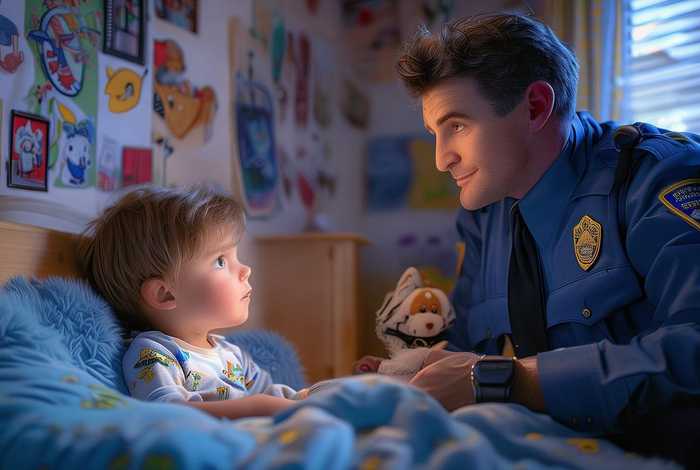 儿童睡前故事警察抓小偷的故事 - 睡前小故事警察抓小偷