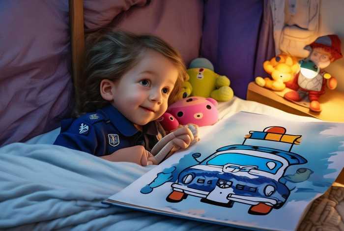 儿童警察睡前故事3-6岁，睡前故事警察故事