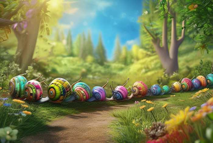 儿童故事一百只蜗牛去旅行、一百只蜗牛去旅行故事简介