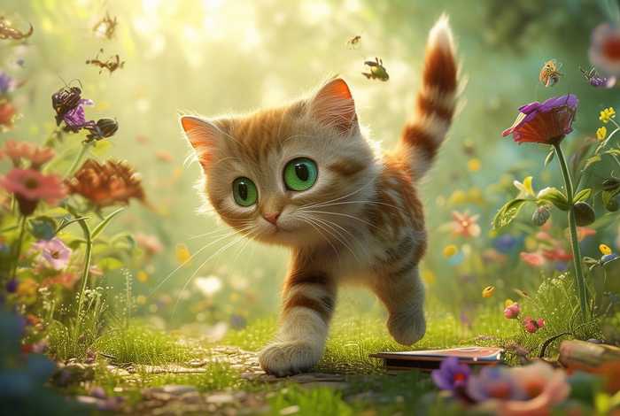 儿童故事短尾猫 - 短尾猫的故事