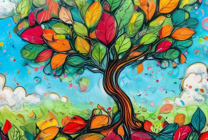 儿童画树照片 儿童画树照片怎么画