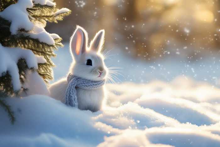 儿童故事雪兔的故事（小雪兔的故事）