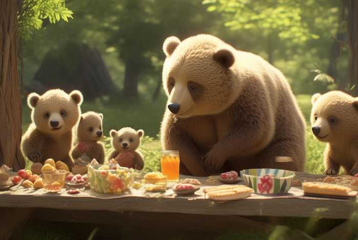 儿童故事熊妈妈请客的故事 幼儿故事熊妈妈请客 儿童故事熊妈妈请客的故事 幼儿故事熊妈妈请客