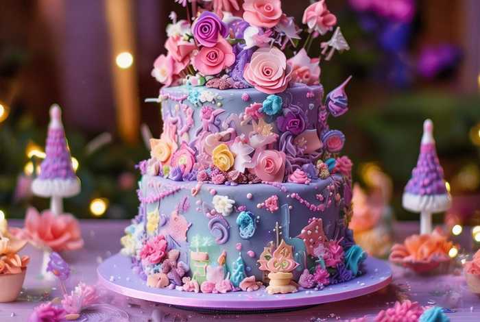 儿童蛋糕女孩款式（最火儿童女孩蛋糕图案网红）