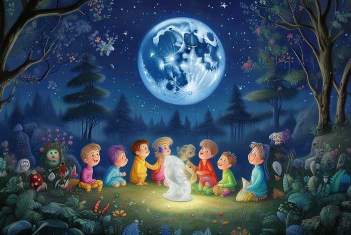 儿童故事月亮 - 幼儿月亮的故事大全