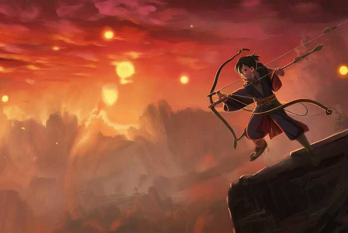 儿童睡前故事羿射九日（羿射九日 睡前故事）