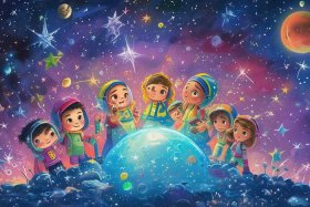 儿童太空故事演讲；儿童演讲关于太空