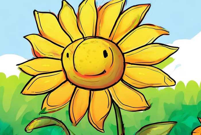 儿童创意绘画1（儿童创意绘画1向日葵简笔画）