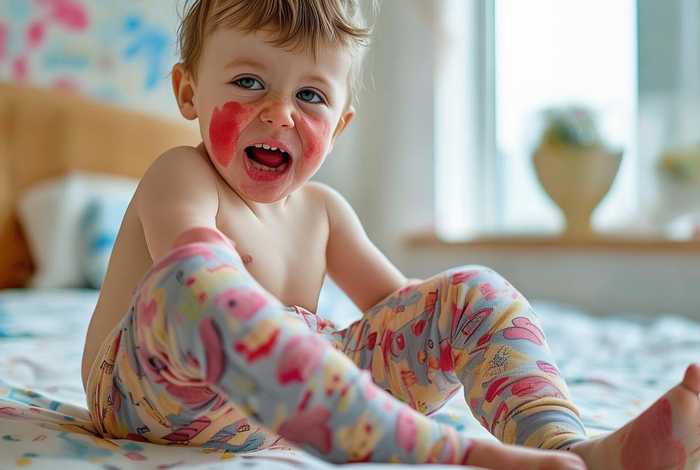 儿童穿裤袜腿就痒（儿童穿裤袜腿就痒起疙瘩）