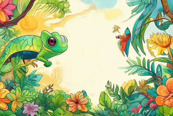 儿童变色龙绘本故事、幼儿绘本故事变色龙 儿童变色龙绘本故事、幼儿绘本故事变色龙