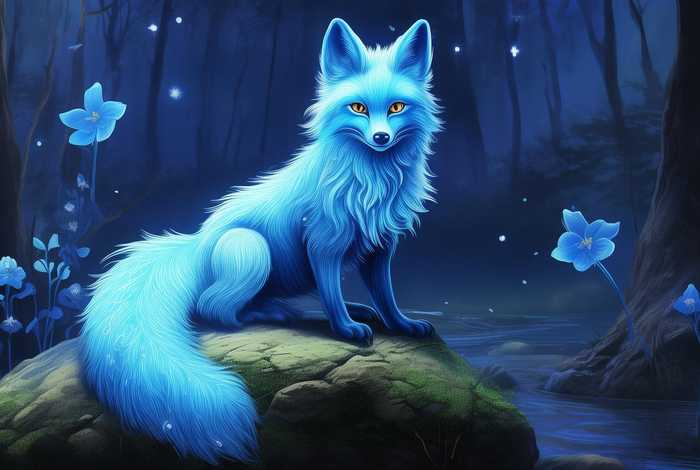 儿童故事《蓝色的狐狸》 - 蓝色的狐狸的故事